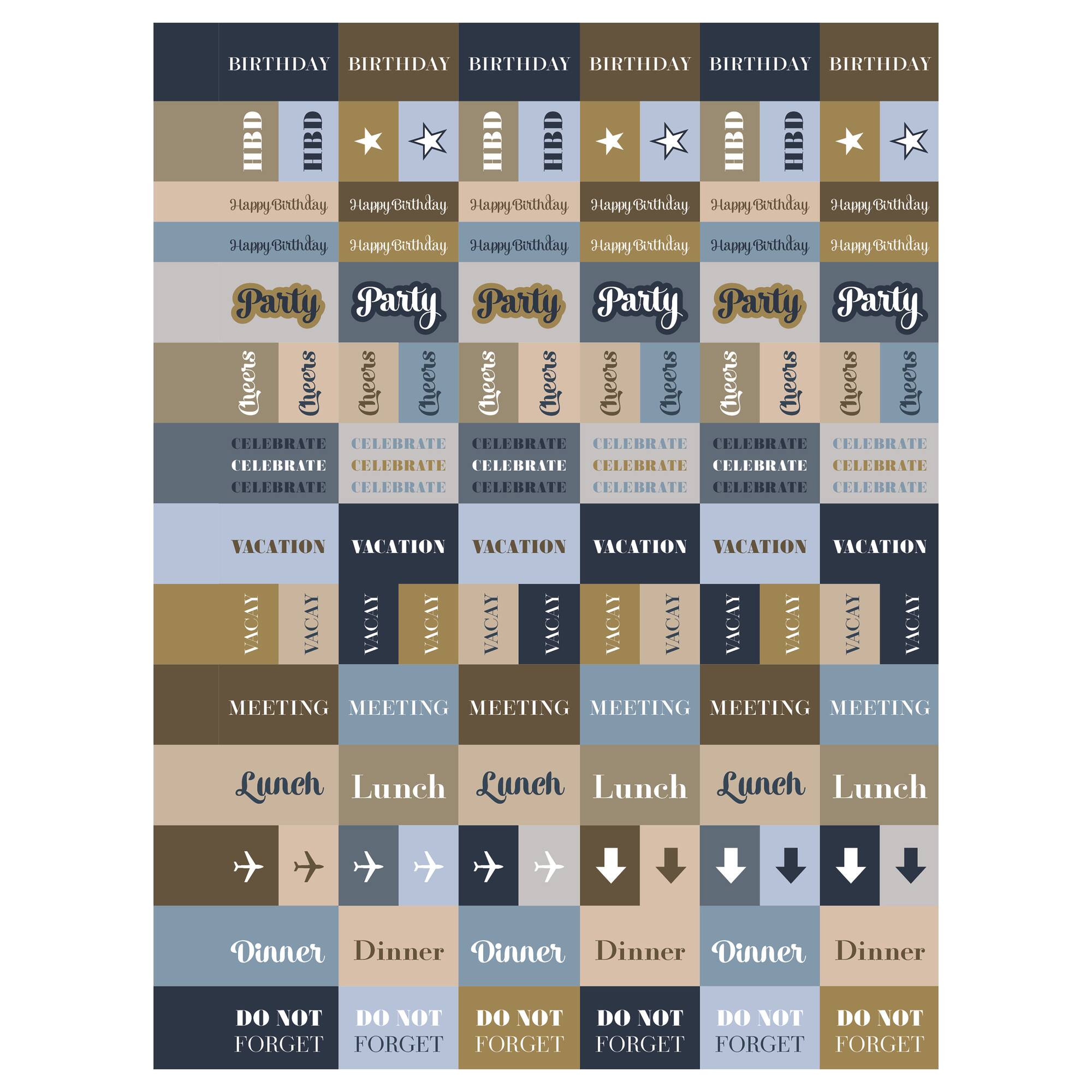 TF Publishing 2025-2026 Simply French Blue Medium Weekly/Monthly Planner